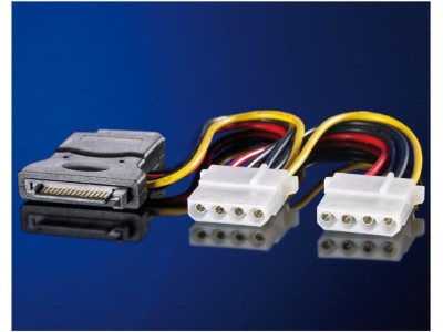 ROLINE Y-Adapterkabel SATA / 3x 4