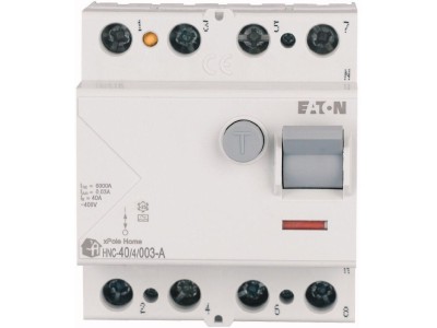 HNC-40/4/003-A 40A/ 30MA/A DIFFERENTIAL CIRCUIT BREAKER