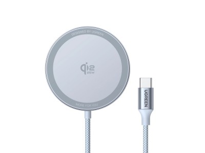 Ugreen MagFlow Smartphone Grey USB Wireless