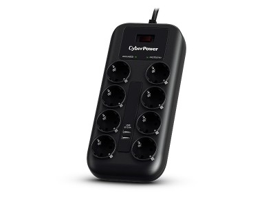 CyberPower P0820SUF0-DE surge protector Black 8