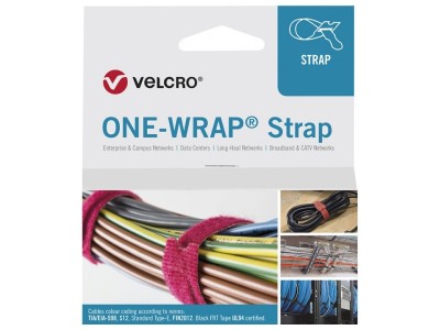 Velcro ONE-WRAP cable tie Releasable cable