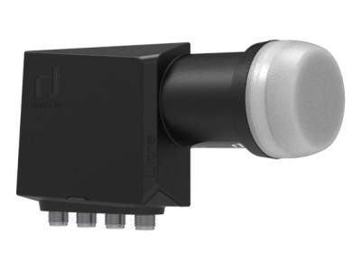 Inverto IDLT-QTL412-ULTRA-OPN Quattro LNB Black, Grey