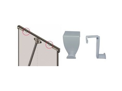FRANKEN Ersatzteil Flipchart Blockhalter-Zapfen 2 Stück