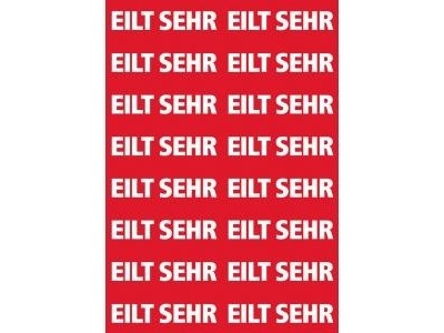 HERMA Textetiketten Eilt sehr 12.5
