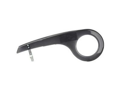 FISCHER Universal Fahrrad-Kettenschutz schwarz-transparent 26-28 33-38