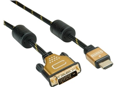 Roline Gold - Videokabel - Dual