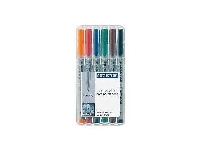 STAEDTLER Lumocolor NonPermanent-Marker 311S, 6er Etui