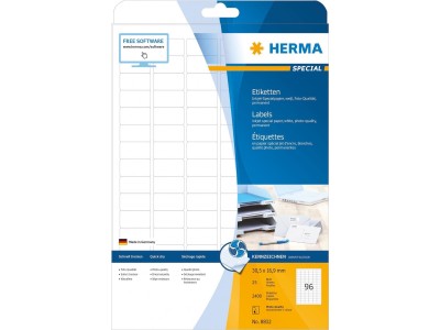 HERMA Special - Permanent self-adhesive matte