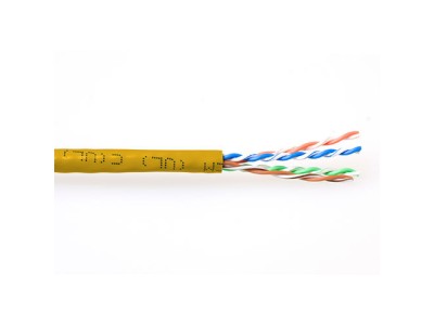 ACT CAT6 U/UTP stranded patch yellow