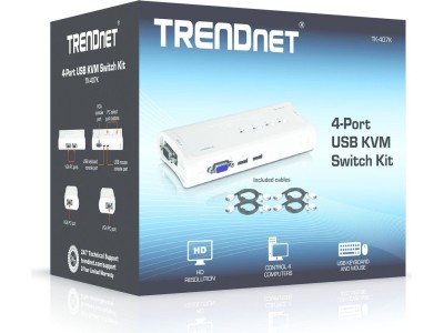 TRENDnet TK 407K - KVM-Switch -