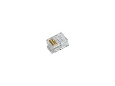 LogiLink RJ12 Stecker für Flachbandkabel, ungeschirmt