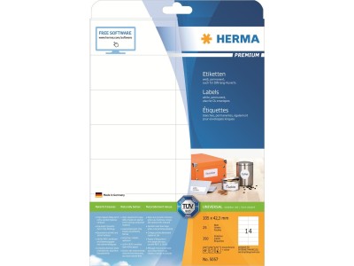 HERMA Premium - Permanent self-adhesive matte