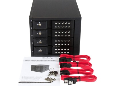 StarTech.com 4 Bay Aluminum Trayless