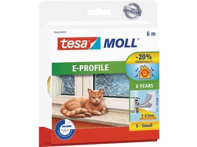 Tesa Moll CLASSIC E-Profil Gummidichtung, braun