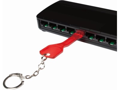 LogiLink RJ45 Sicherheitsschloss, 1 Schlüssel /