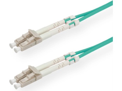 VALUE LWL-Kabel 50/125µm OM3, LC/LC, türkis