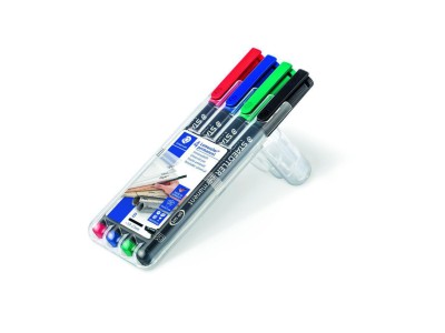 Staedtler 314 WP4 Permanent-Marker Schwarz -