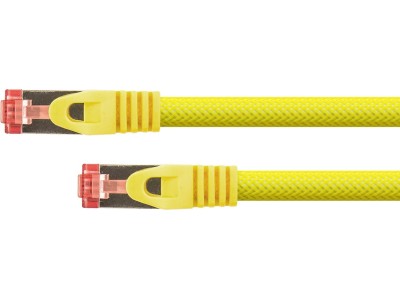 RNS® Patchkabel mit Rastnasenschutz und Nylongeflecht