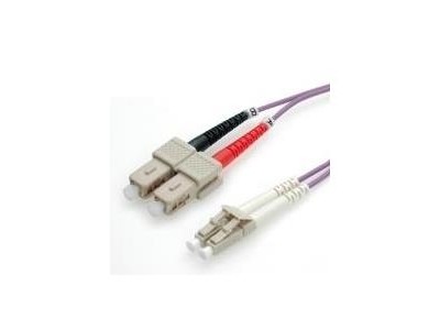 ROLINE LWL-Kabel 50/125µm OM4, LC/SC, violett
