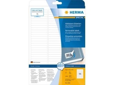 HERMA Special - Self-adhesive removable matte
