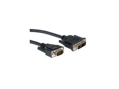 ROLINE DVI-VGA-Kabel, DVI (12+5) ST -