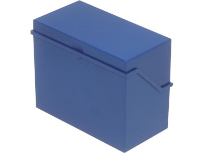 Helit Klein-Karteikasten A5 quer, blau, unbestückt