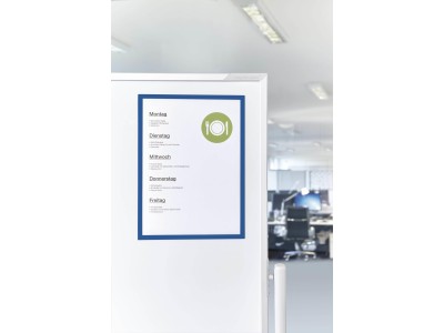 Magnetoplan Magnet-Sichtfenster Magnetofix, A4, blau magnethaftend