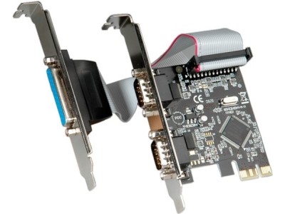 VALUE PCI-Express-Karte, 2x Seriell RS232, D-Sub