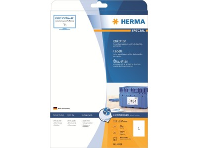 HERMA Special - Permanent self-adhesive matte