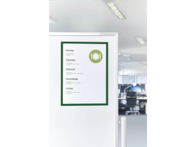 Magnetoplan Magnet-Sichtfenster Magnetofix, A4, grün magnethaftend