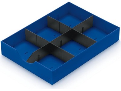 Styro System-Schublade für Sortierstation styrodoc, blau