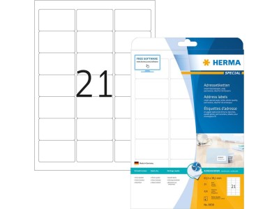 HERMA Special - Permanent selbstklebende, matte