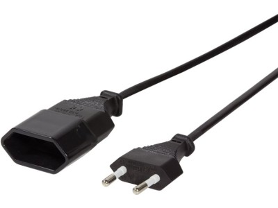 Logilink - Spannungsversorgungs-Verlängerungskabel - Eurostecker (S)