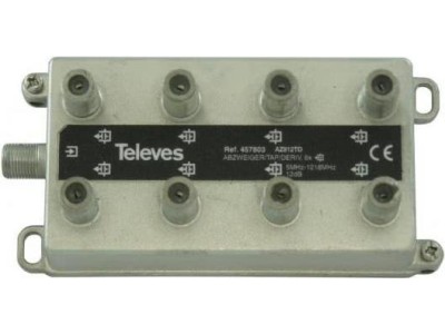 Televes AZ812TD 8-fach End-Abzweige 5-1218 MHz
