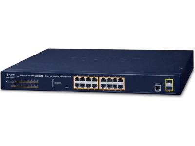 Planet GS-4210-16P2S gemanaged L2+ Gigabit Ethernet
