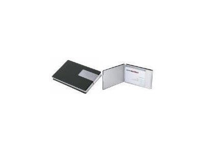 WEDO Visitenkartenbox Good Deal, Aluminium/PVC (schwarz)