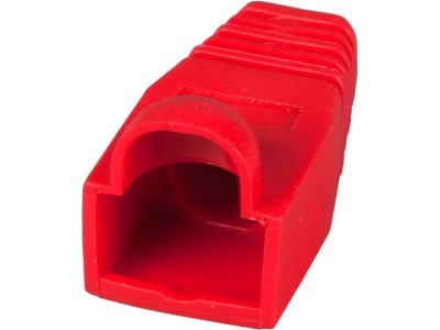 EFB-Elektronik Knickschutztülle RJ45 rot, mit Rastnasenschutz