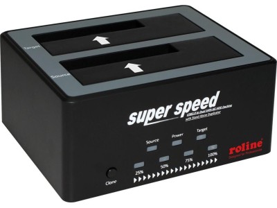 ROLINE - HDD-Dockingstation - Buchten: 2