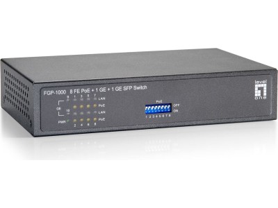 LevelOne FGP-1000 - Switch - 8