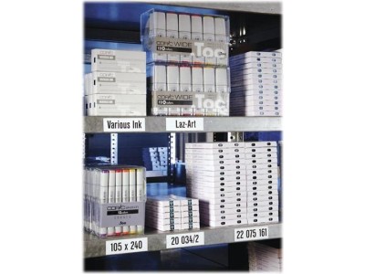 Magnetoplan Magnet-Etiketten, weiß, 20 x 100
