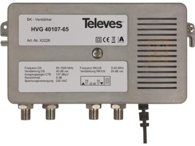 Verstärker HVG40107-65 40dB CTB 107dB RK