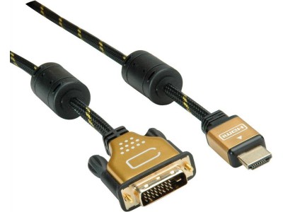 Roline Gold - Videokabel - Dual