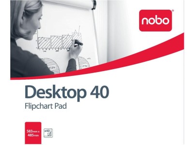 NOBO Flipchart-Block, Format: DIN B1 (B)584