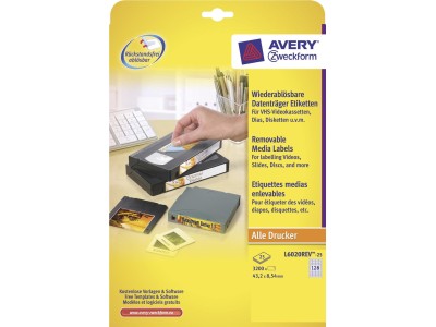 Avery - Etiketten - weiß -