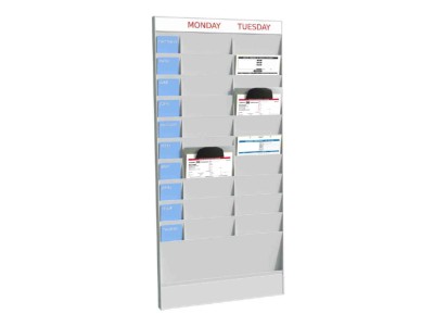PAPERFLOW Wand-Büroplaner, 20 Fächer, A4, Grundelement