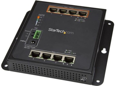 StarTech.com 8-Port (4 PoE+) Gigabit
