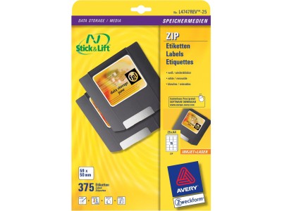 Avery - Etiketten - weiß -