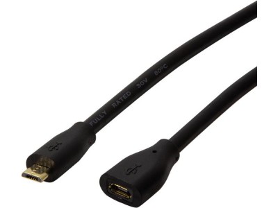 Logilink - USB-Verlängerungskabel - Micro-USB Typ