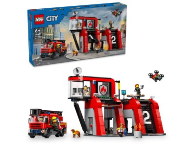 LEGO CITY 60414 FIRE STATION WITH
