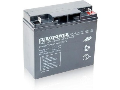 EUROPOWER EPL Series AGM Battery 12V